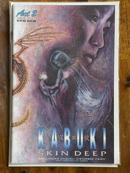 Kabuki: Skin Deep #2 Signed Mack – Caliber Comics (1997) 9.0 VF/NM