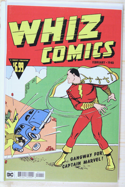 Whiz Comics #1 – DC (reprint; originally Fawcett) (1940) 9.6 NM+ Facsimile 2023
