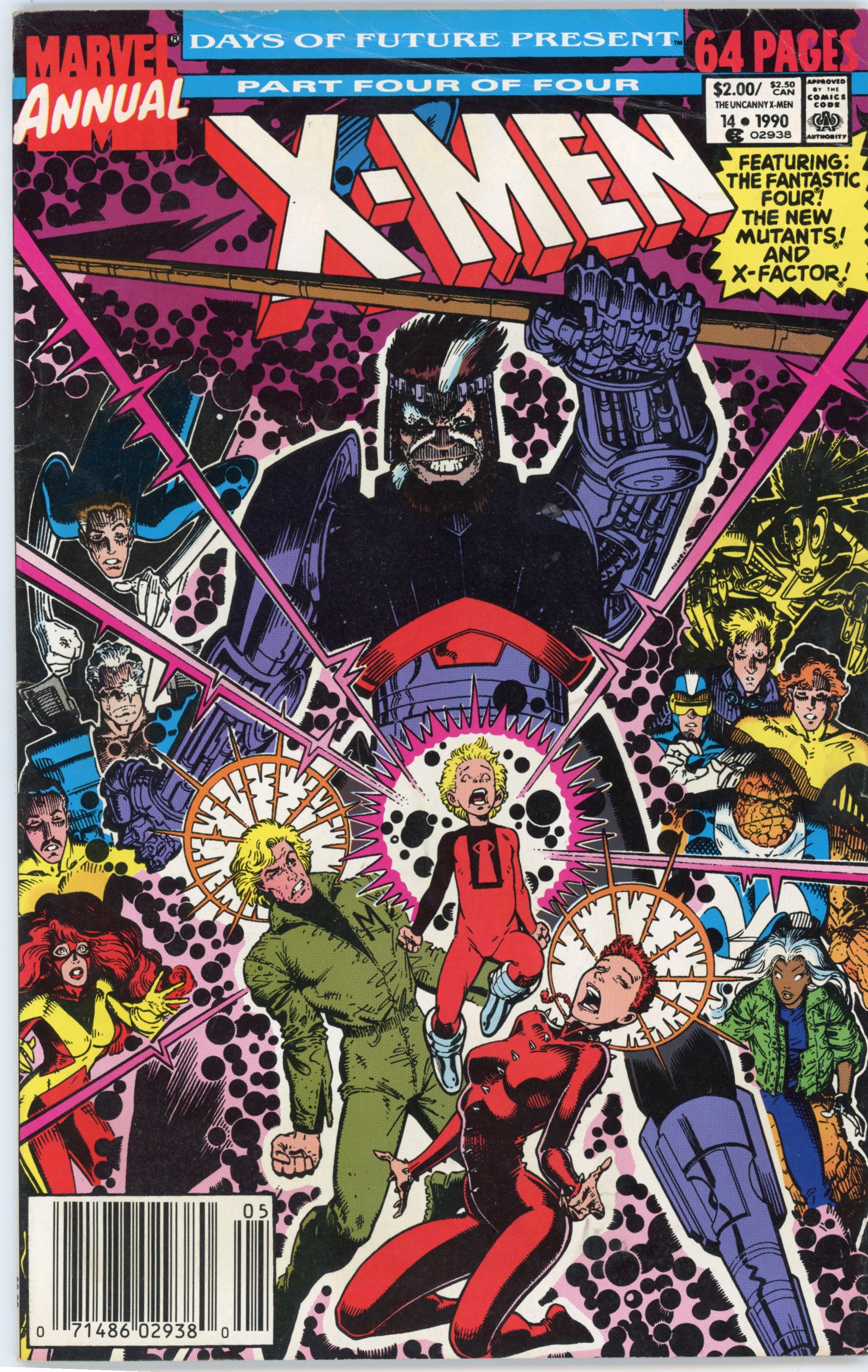 Uncanny X-Men Annual #14 – Marvel Comics (1985) FN Newsstand Box11
