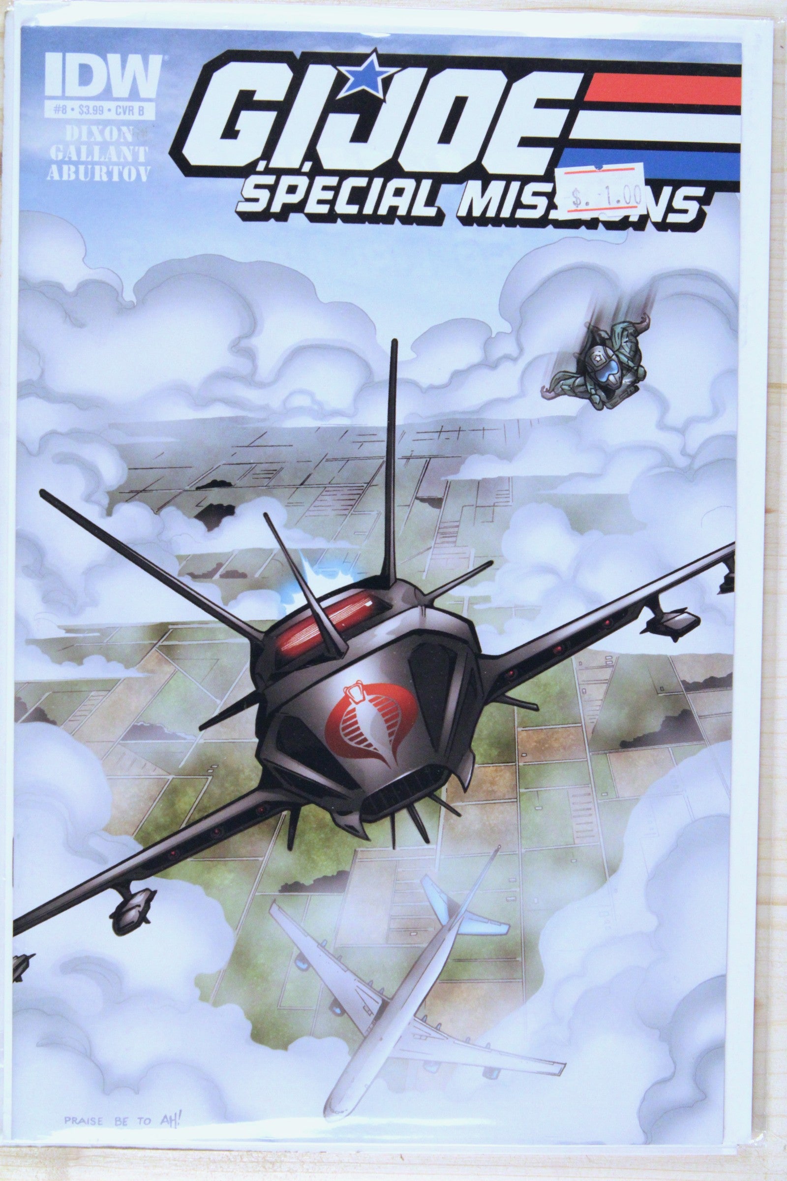 G.I. Joe Special Missions #8 – IDW Publishing (2013) 9.4 NM Cover B (CVR B) variant