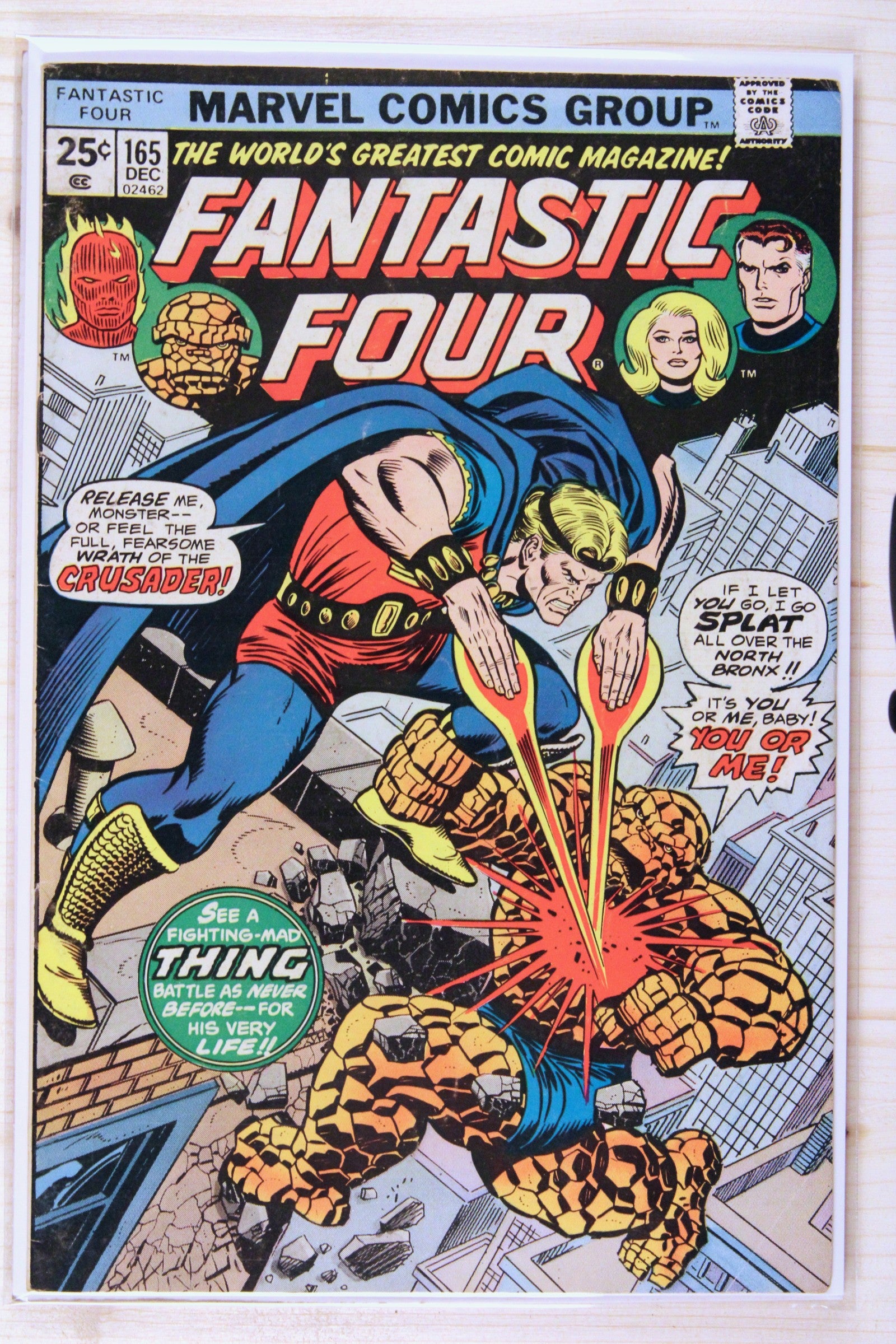 Fantastic Four #165 – Marvel (1975) 7.5 VF- Joe Sinnott art