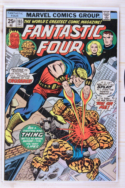 Fantastic Four #165 – Marvel (1975) 7.5 VF- Joe Sinnott art