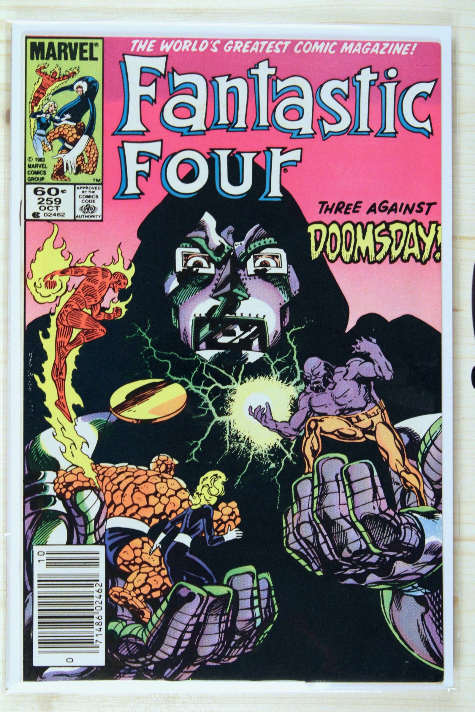 Fantastic Four #259 – Marvel (1983) 8.5 VF+ John Byrne story | Newsstand Edition