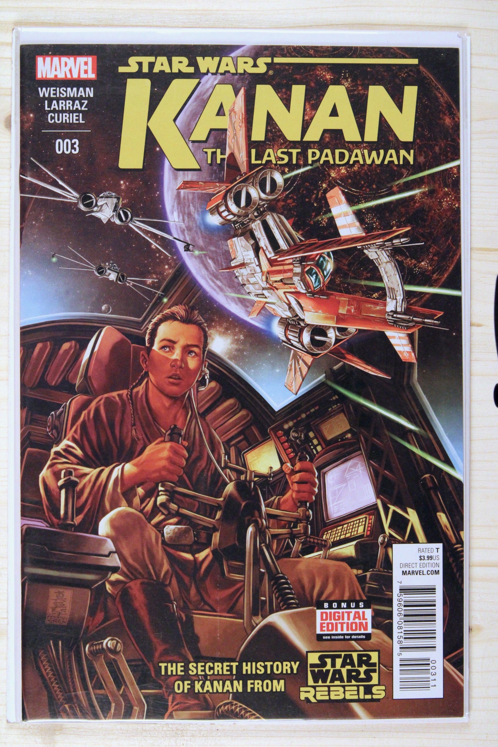 Star Wars: Kanan - The Last Padawan #3 – Marvel (2015) 9.6 NM+