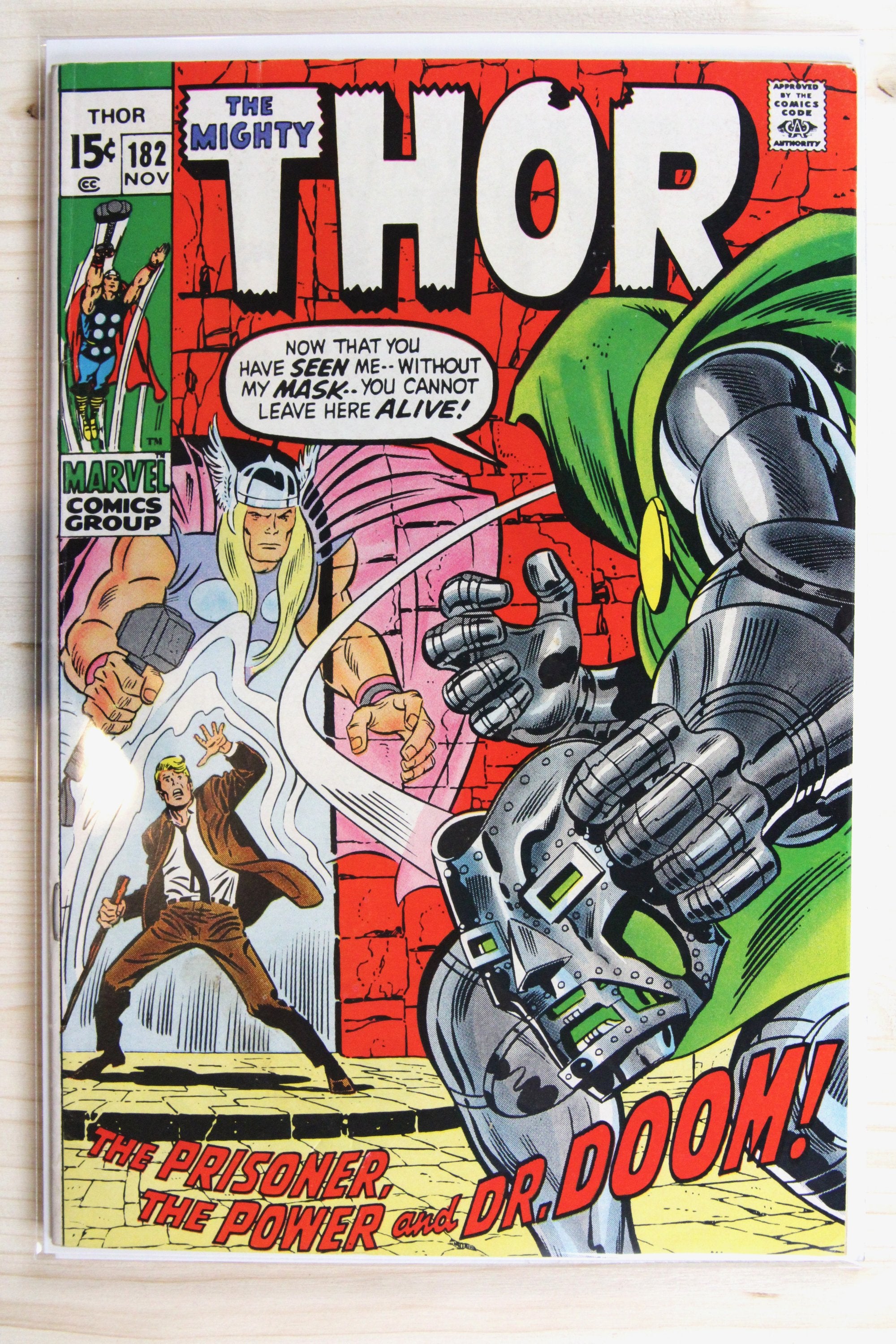 Thor #182 – Marvel (1970) 6.5 FN+ Joe Sinnott cover | Stan Lee story