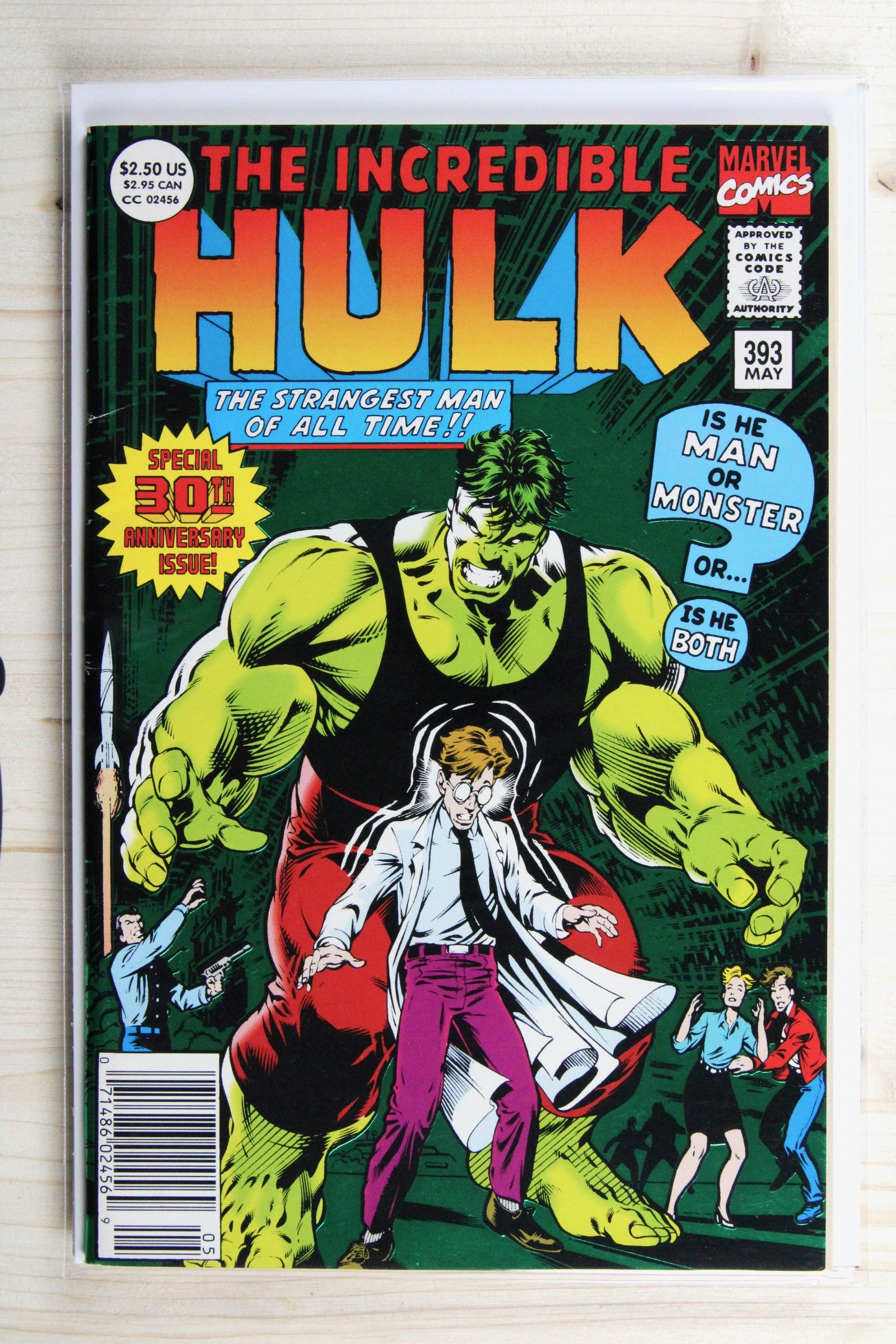 The Incredible Hulk #393 – Marvel (1992) 6.5 FN+ Newsstand Edition