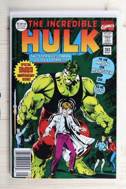 The Incredible Hulk #393 – Marvel (1992) 6.5 FN+ Newsstand Edition