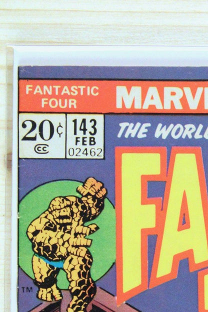 Fantastic Four #143 – Marvel (1974) 7.5 VF- Joe Sinnott