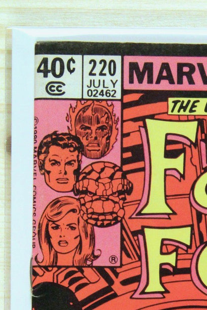 Fantastic Four #220 – Marvel (1980) 6.5 FN+ Joe Sinnott art | John Byrne story | Newsstand Edition