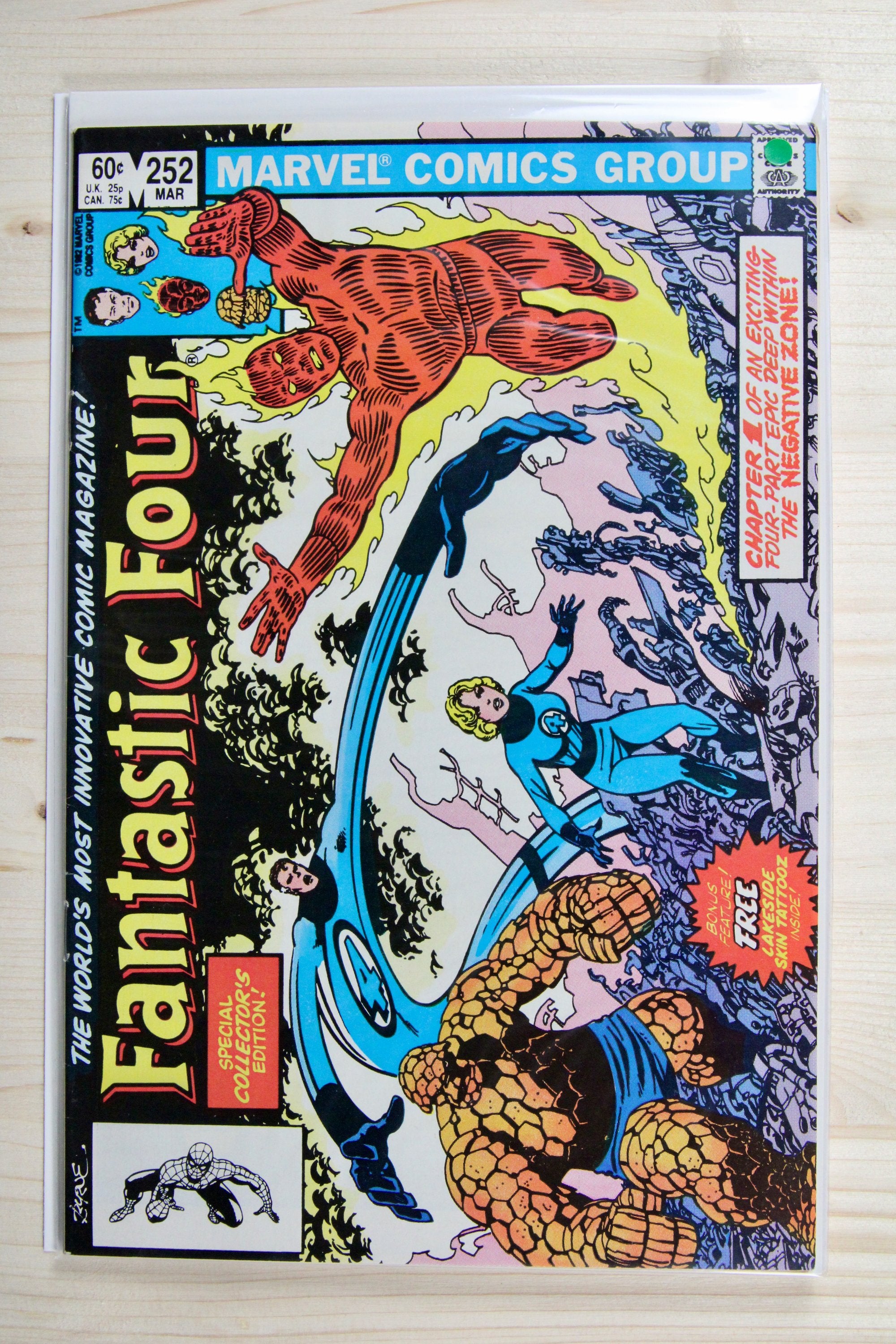Fantastic Four #252 – Marvel (1983) 8.5 VF+ Annihilation Gambit | John Byrne story
