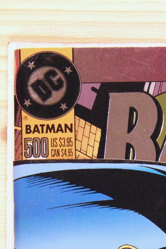 Batman #500 – DC (1993) 9.4 NM Knightfall | Terry Austin | Collector's Edition with embossed foil cover featuring die-cut gatefold