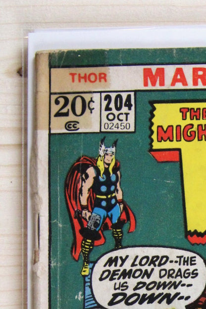 Thor #204 – Marvel (1972) 5.5 FN-