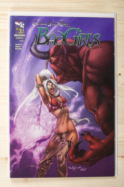 Grimm Fairy Tales: Bad Girls #1-5 – Zenoscope (2012) (9 Issues) Full Series A+B Covers