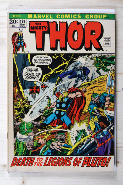 The Mighty Thor #199 – Marvel (1972) 5.0 VG/FN Stan Lee