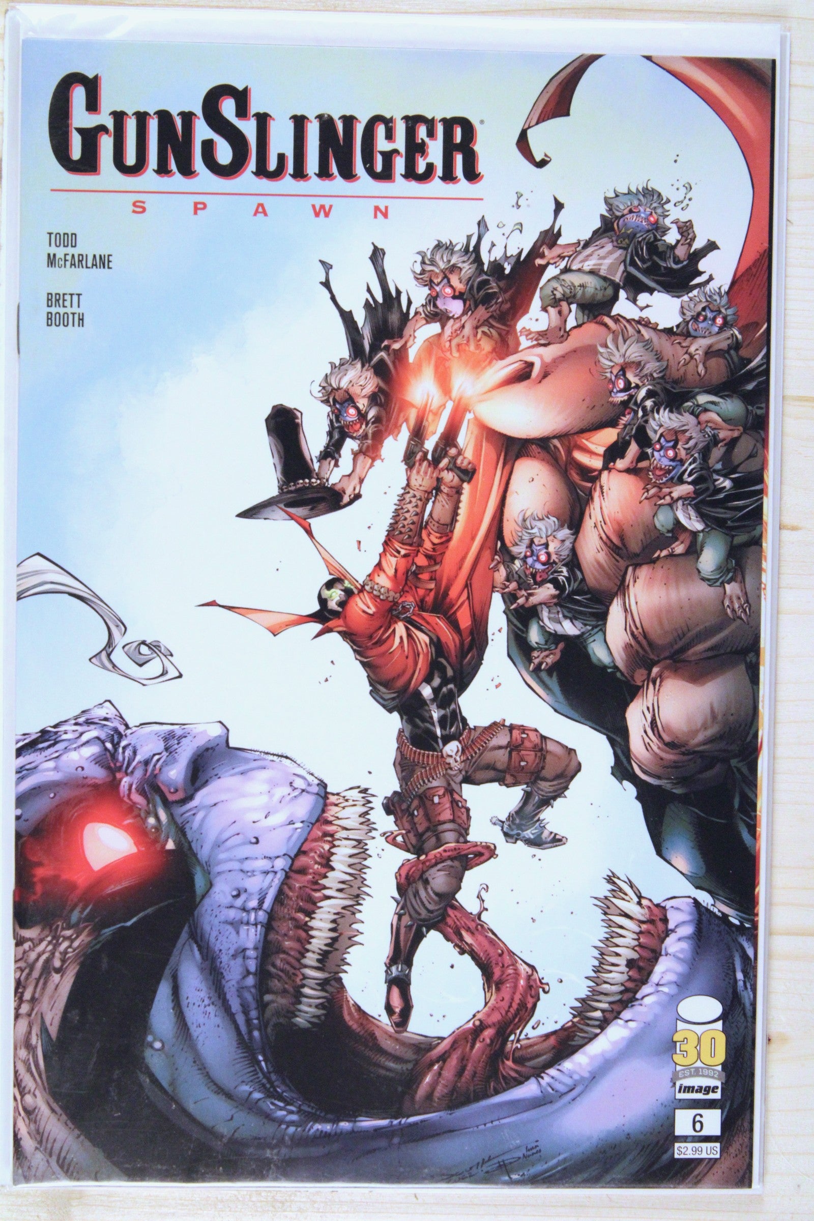 Gunslinger Spawn #6 – Image (2025) 9.6 NM+ Todd McFarlane story | Booth