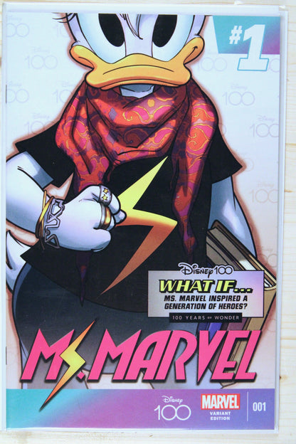 Ms. Marvel #1 – Marvel (2023) 9.6 NM+ Disney 100 Variant