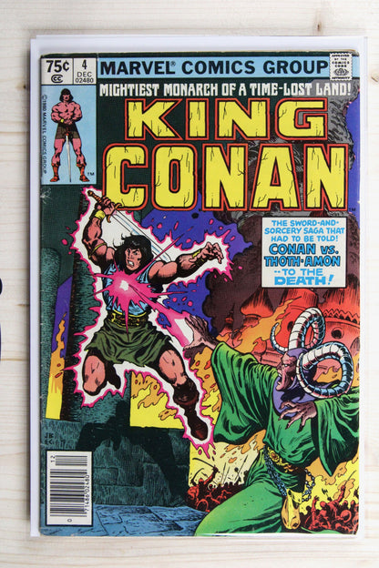 King Conan #4 – Marvel (1980) 6.5 FN+ Newsstand Edition