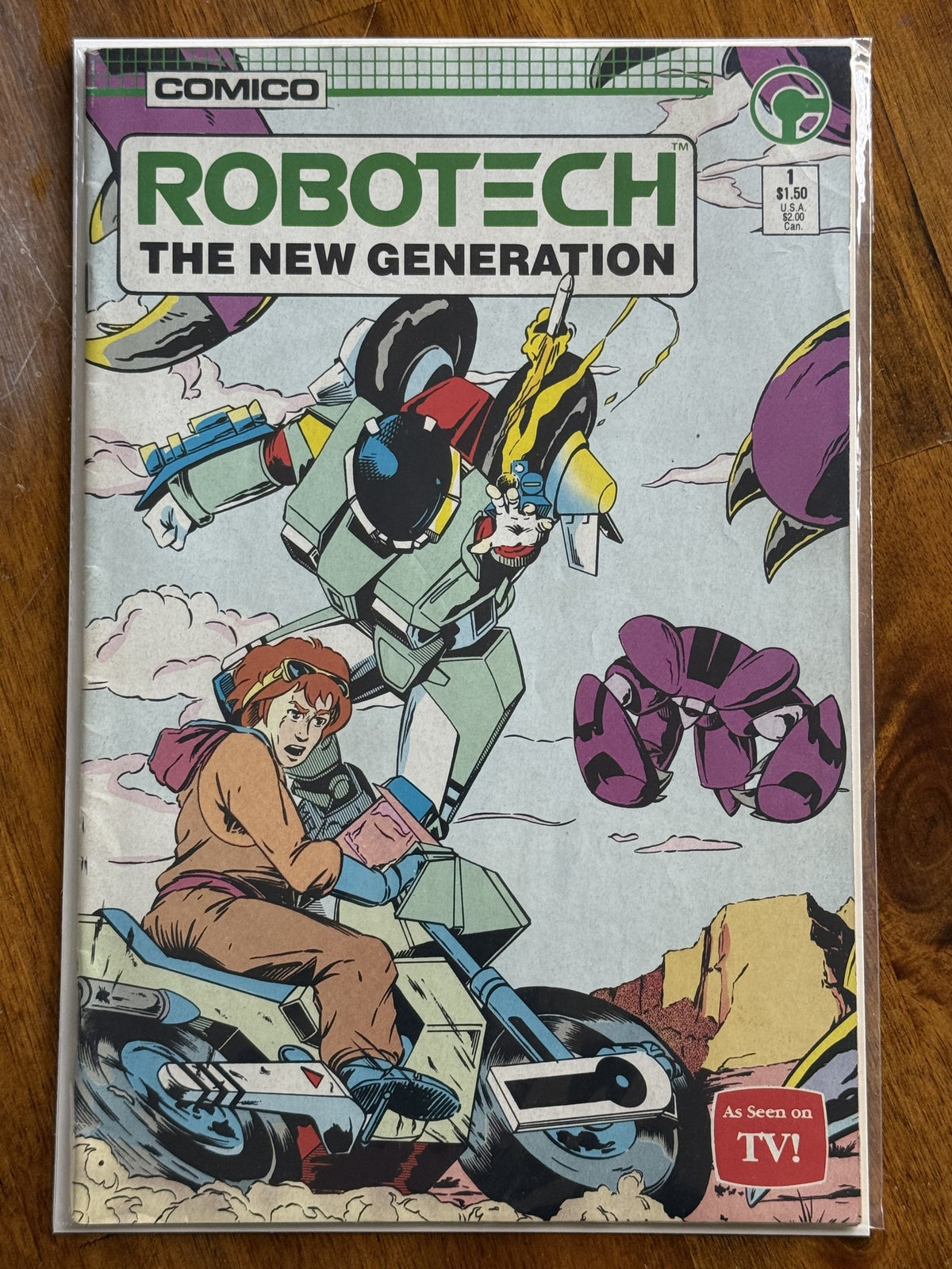 Robotech: The New Generation #1 – Comico (1985) 7.5 VF-