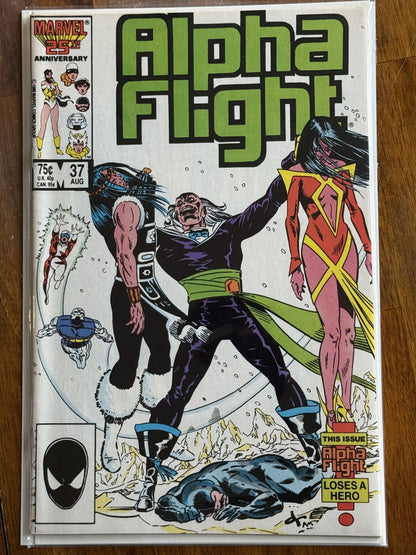 Alpha Flight #37 – Marvel (1986) 9.0 VF/NM