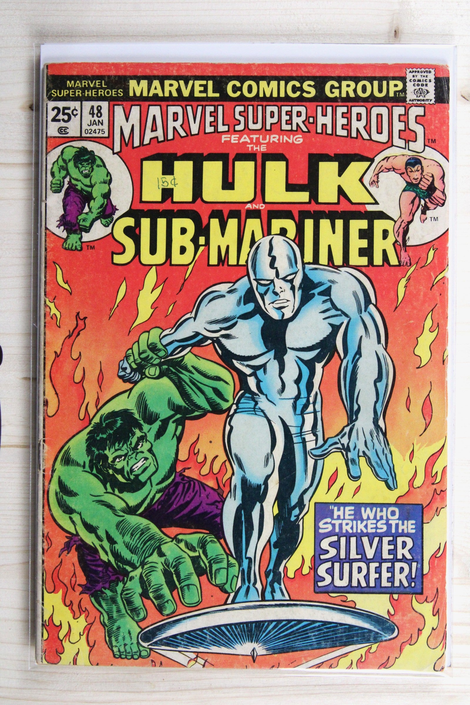 Marvel Super-Heroes #48 – Marvel (1975) 6.0 FN Stan Lee story