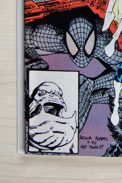 Fantastic Four #347 – Marvel (1990) 8.5 VF+ Signed Art Adams