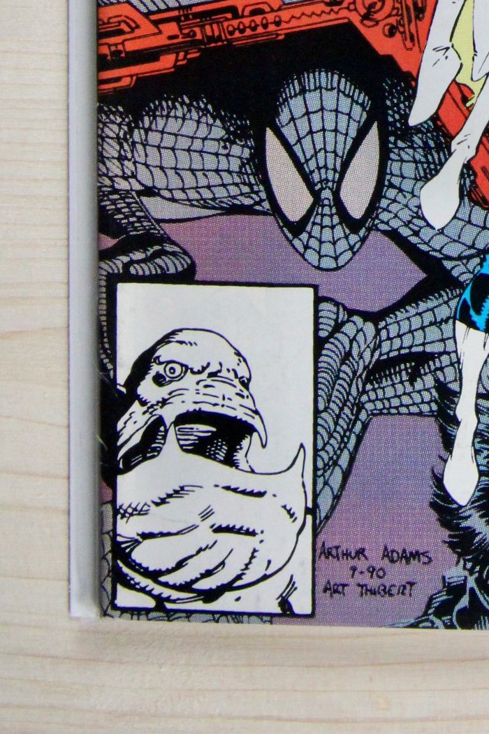 Fantastic Four #347 – Marvel (1990) 8.5 VF+ Signed Art Adams