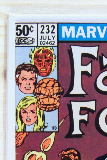 Fantastic Four #232 – Marvel (1981) 7.5 VF- John Byrne story | Terry Austin cover | Newsstand Edition