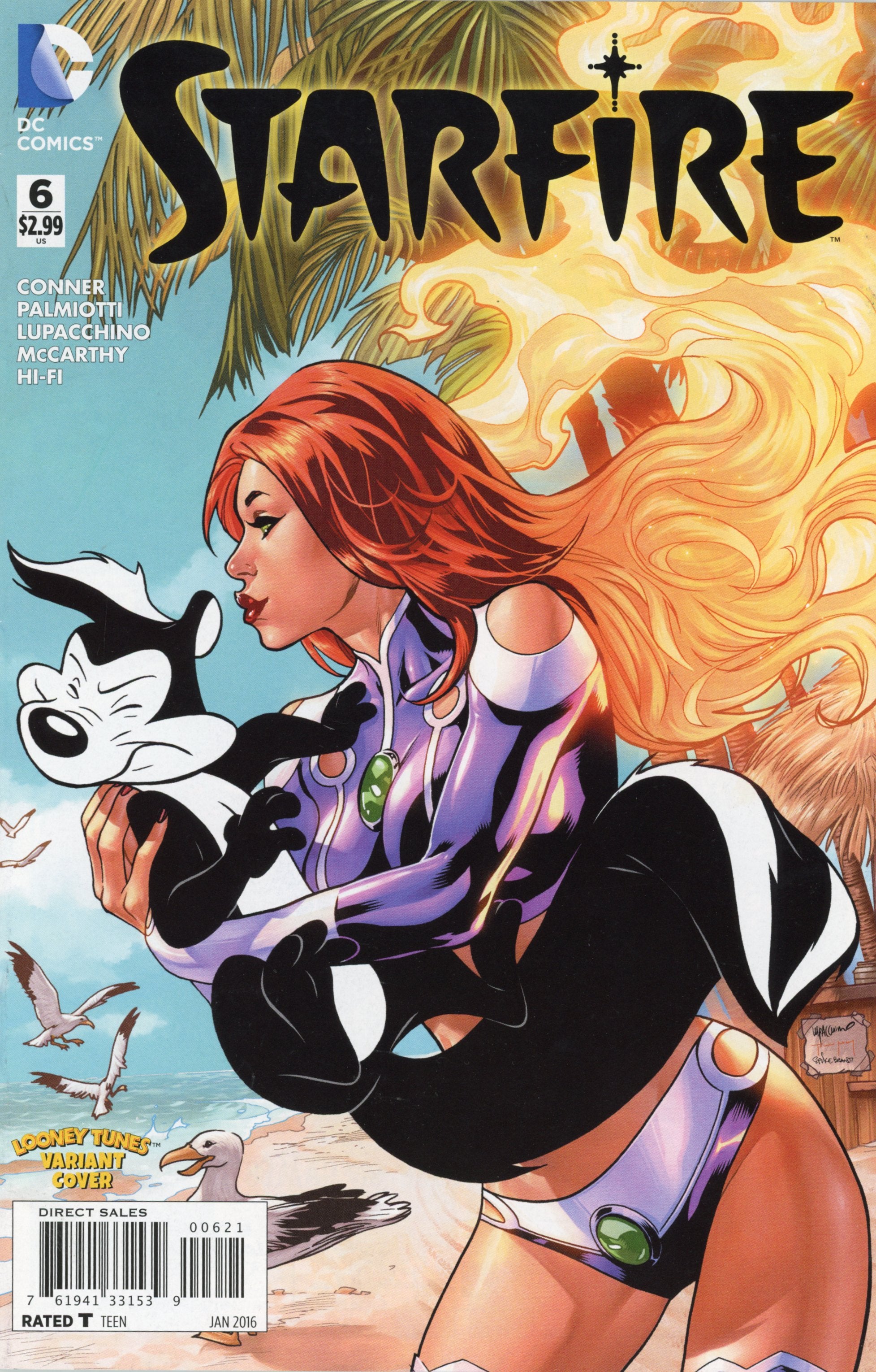 Starfire #6 – DC Comics (2016) Looney Tunes Variant Box12