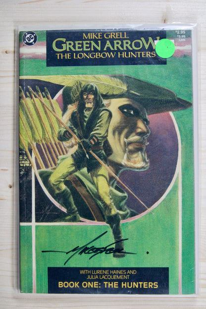 Green Arrow: The Longbow Hunters #1-3 – DC (1987) Full Series 3x Signed Grell