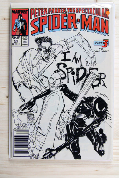 Peter Parker, the Spectacular Spider-Man #132 – Marvel (1987) 9.2 NM- Kraven's Last Hunt | Newsstand