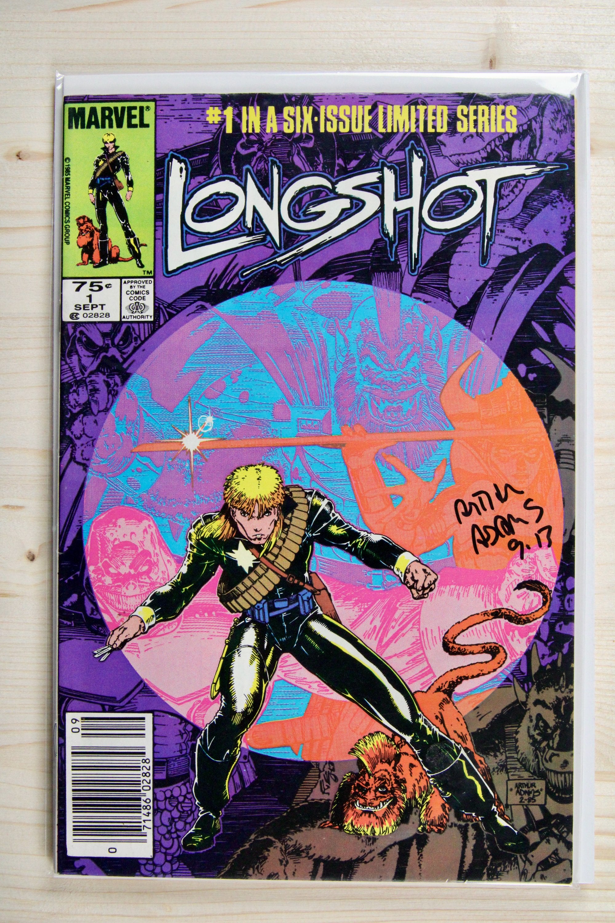 Longshot #1 – Marvel (1985) 9.0 VF/NM Whilce Portacio | Signed Art Adams