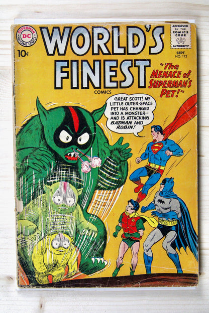 World's Finest Comics #112 – DC (1960) 2.5 GD+