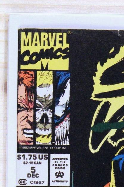 Ghost Rider/Blaze: Spirits of Vengeance #5 – Marvel (1992) 9.0 VF/NM "Spider-Man/Ghost Rider" Spirits of Venom | Newsstand Edition