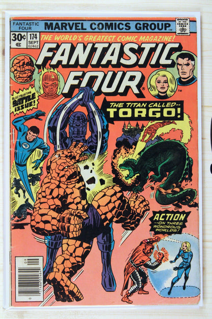 Fantastic Four #174 – Marvel (1976) 6.0 FN Joe Sinnott | Newsstand Edition
