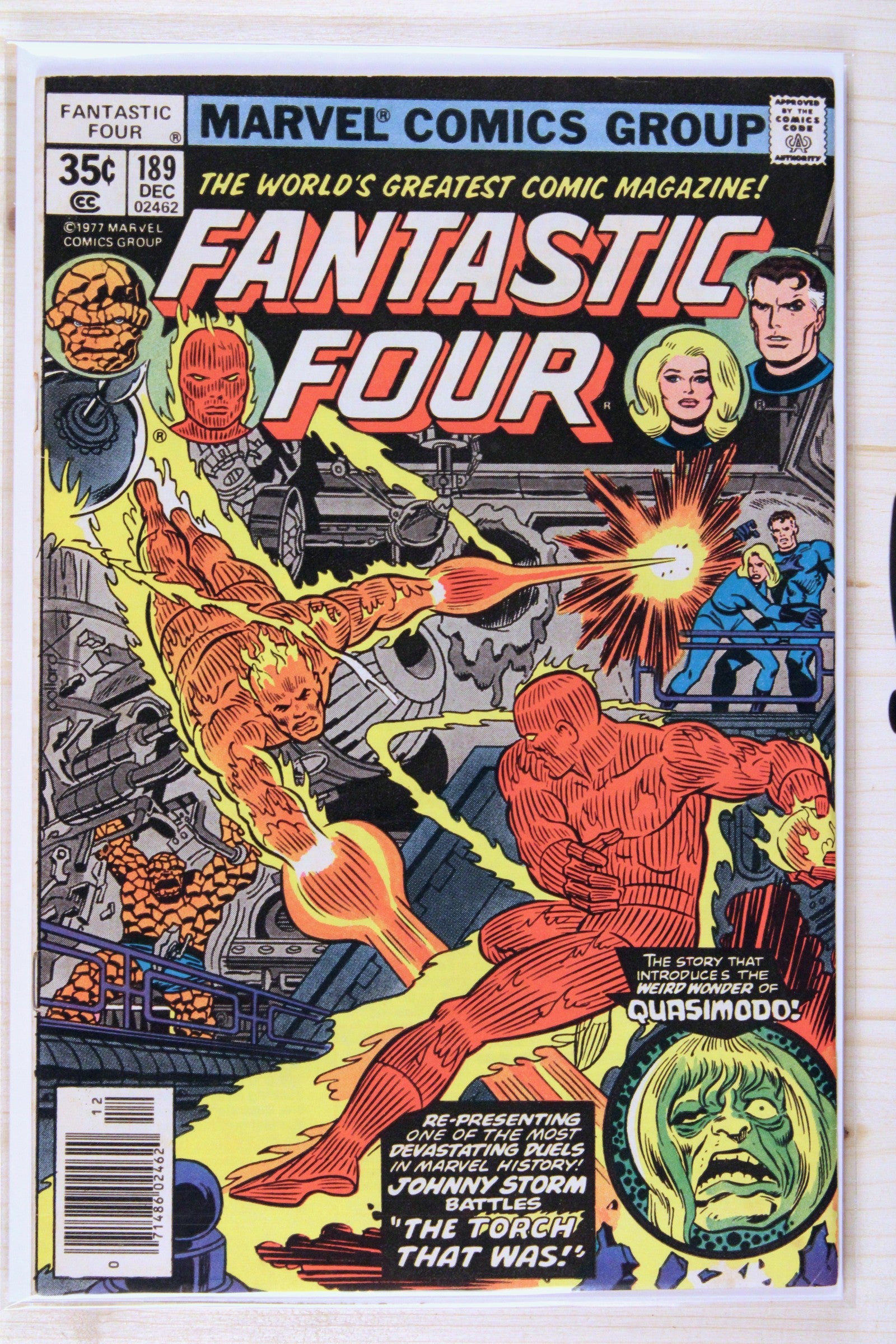 Fantastic Four #189 – Marvel (1977) 6.0 FN Jack Kirby art | Joe Sinnott | Newsstand Edition