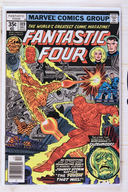 Fantastic Four #189 – Marvel (1977) 6.0 FN Jack Kirby art | Joe Sinnott | Newsstand Edition