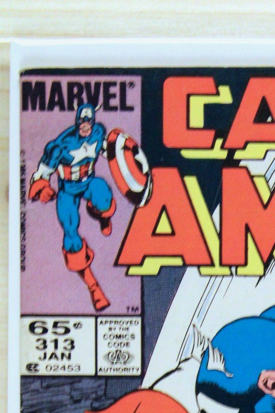 Captain America #313 – Marvel (1986) 9.0 VF/NM John Byrne cover | Newsstand Edition