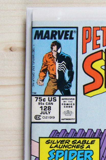 Peter Parker, the Spectacular Spider-Man #128 – Marvel (1987) 6.5 FN+ Newsstand