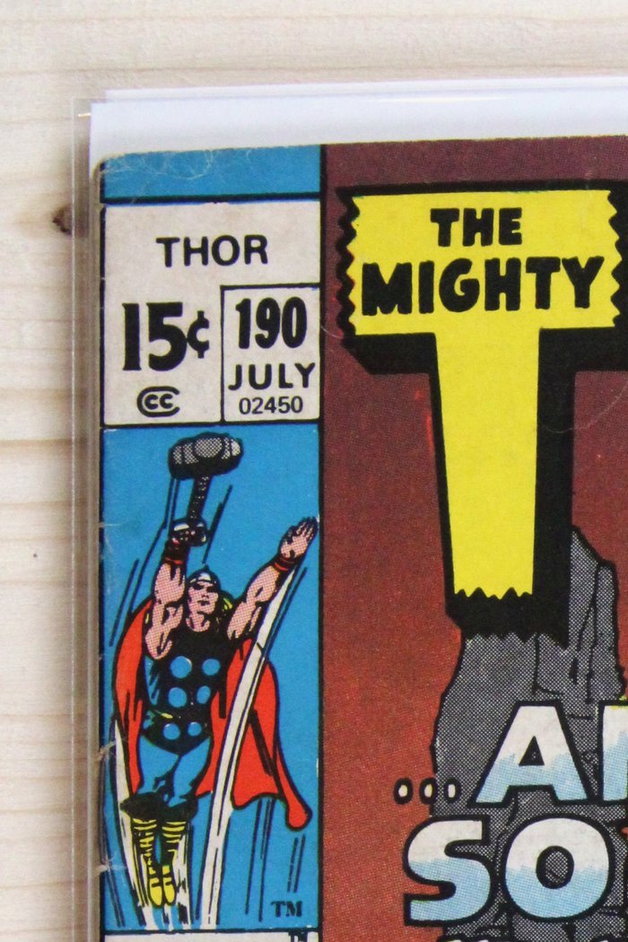 Thor #190 – Marvel (1971) 6.0 FN Joe Sinnott | Stan Lee story