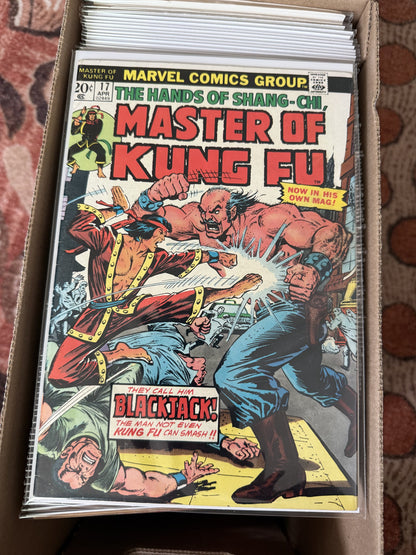 Shang-Chi, Master of Kung Fu #17-125 + King Sized & Annuals – Marvel (1975) (114 Issues)