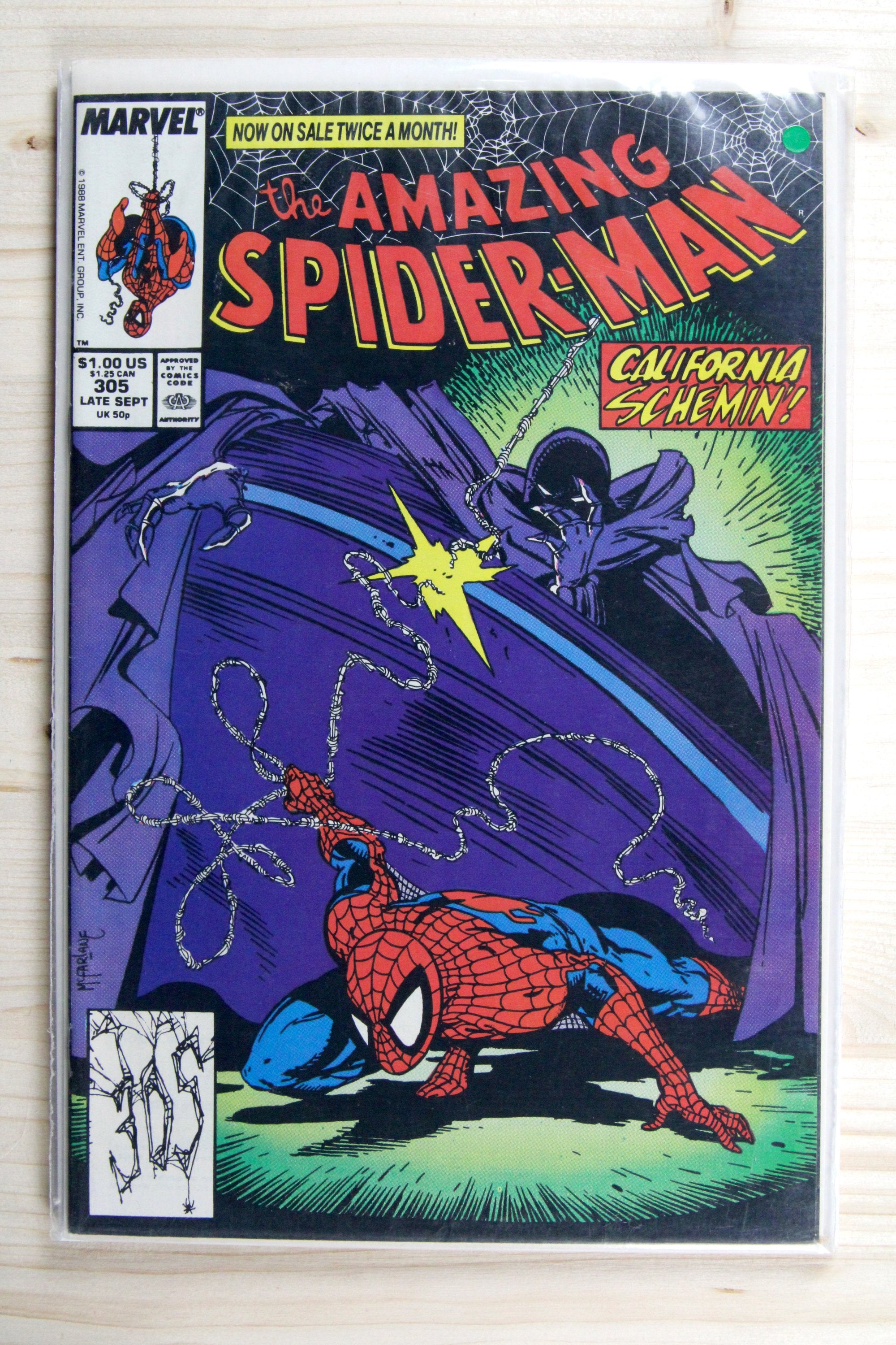 The Amazing Spider-Man #305 – Marvel (1988) 8.0 VF Todd McFarlane art