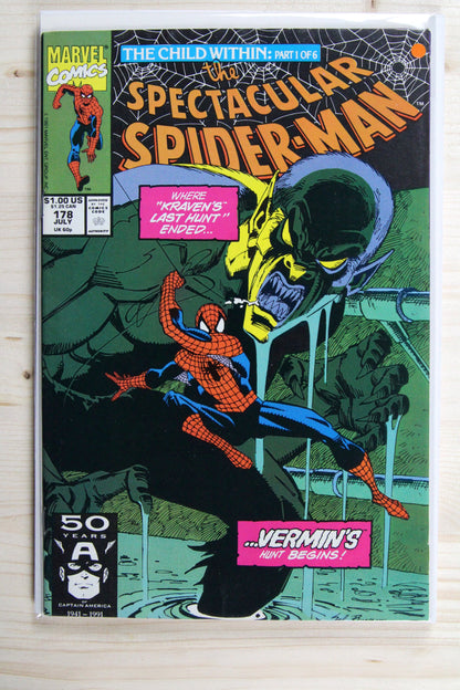 The Spectacular Spider-Man #179 – Marvel (1991) 9.2 NM-