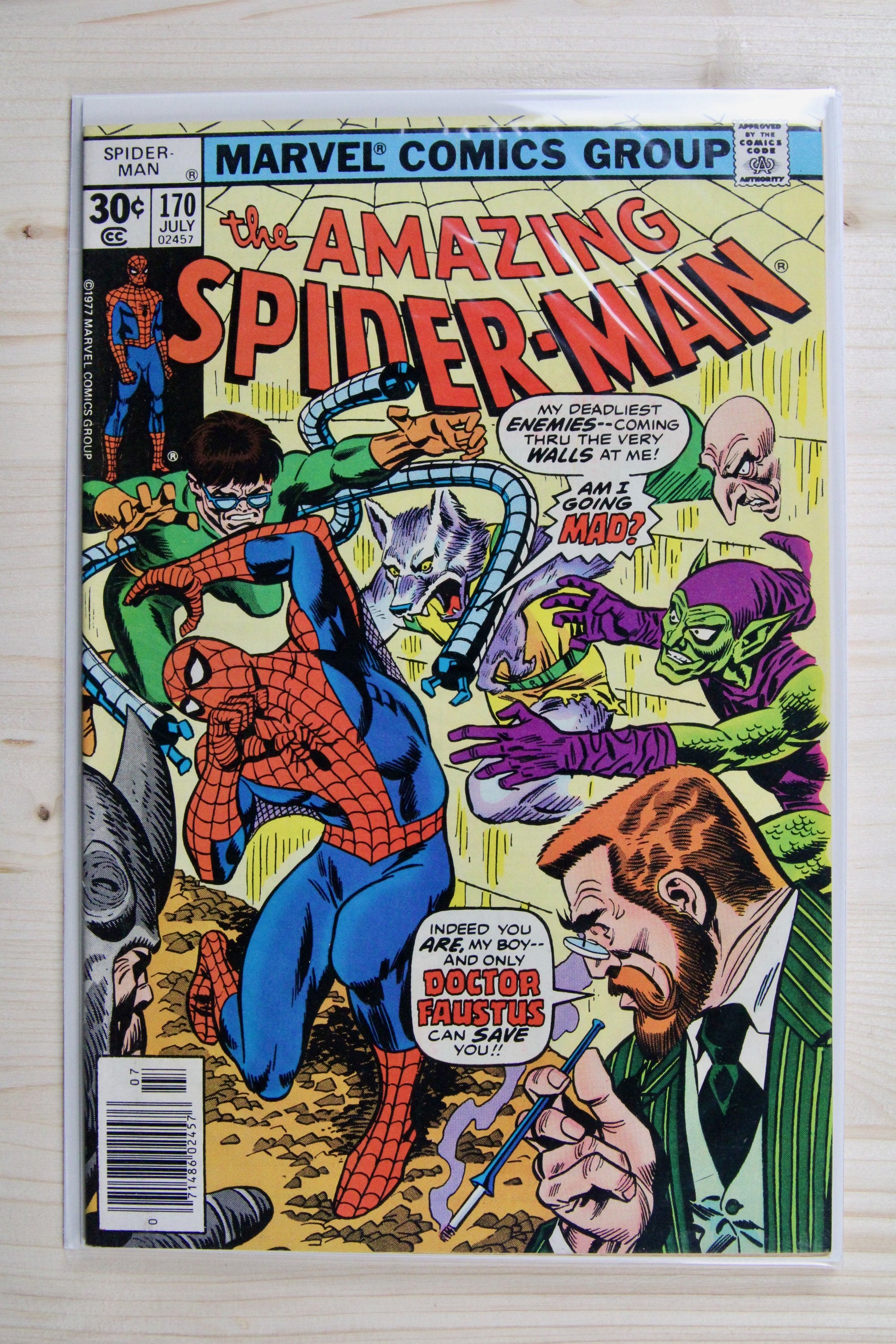 The Amazing Spider-Man #170 – Marvel (1977) 8.0 VF