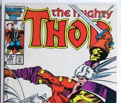 Thor #369 – Marvel (1986) 8.0 VF Newsstand