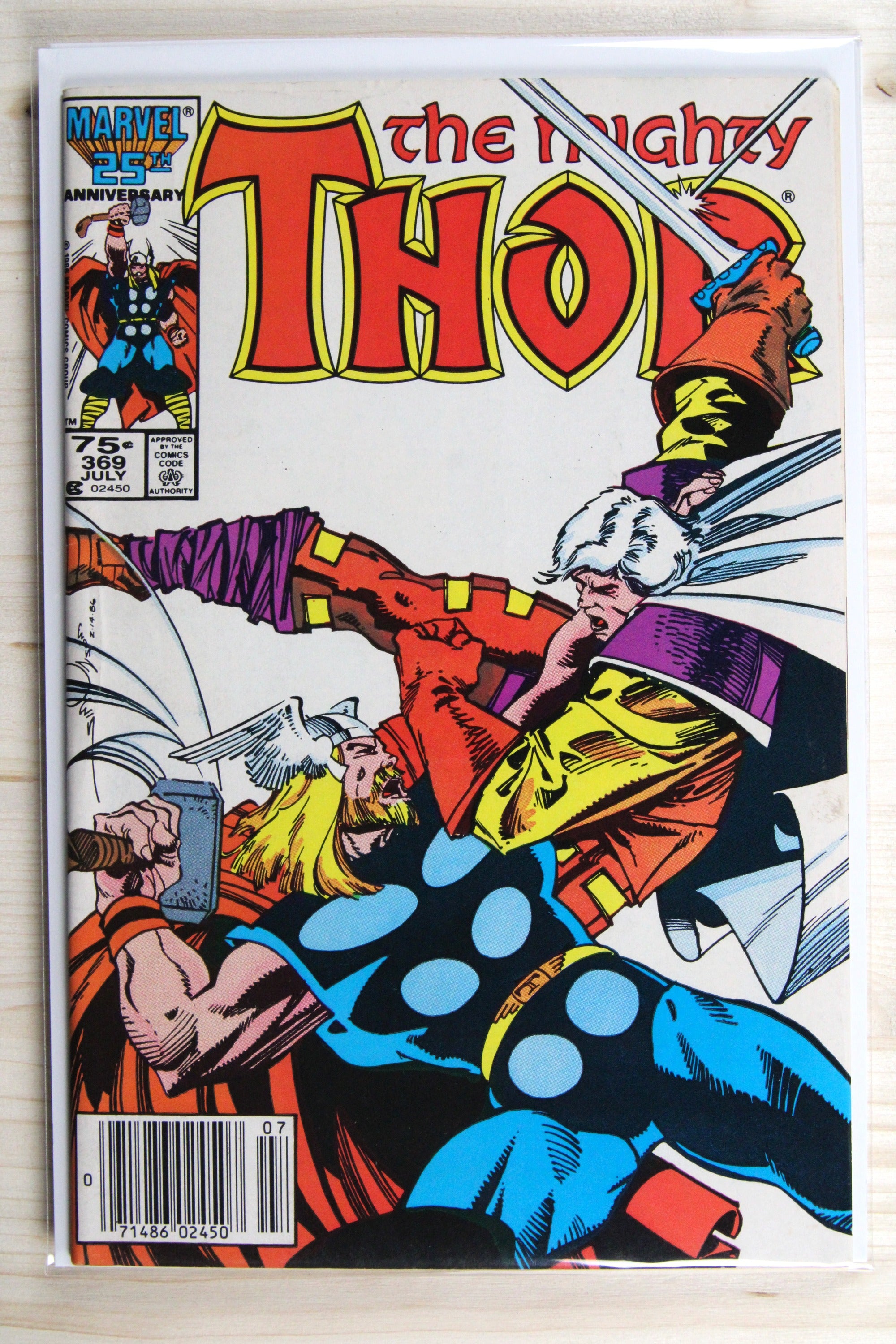 Thor #369 – Marvel (1986) 8.0 VF Newsstand