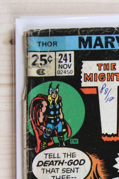Thor #241 – Marvel (1975) 7.5 VF- Joe Sinnott art