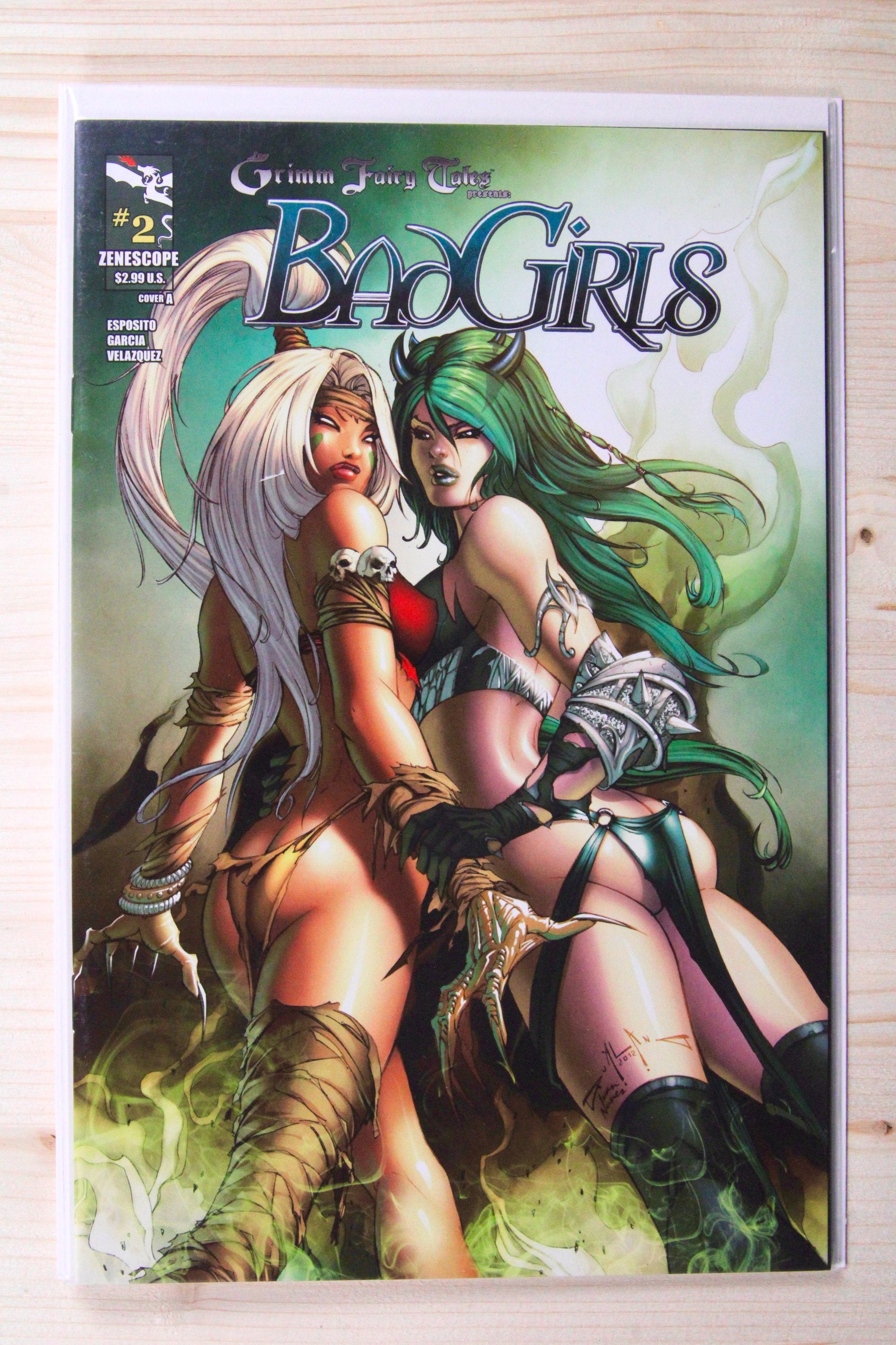 Grimm Fairy Tales: Bad Girls #1-5 – Zenoscope (2012) (9 Issues) Full Series A+B Covers
