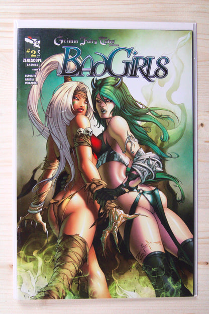 Grimm Fairy Tales: Bad Girls #1-5 – Zenoscope (2012) (9 Issues) Full Series A+B Covers