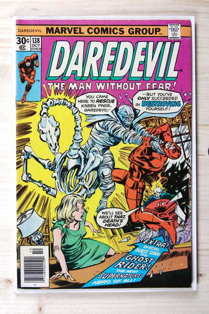 Daredevil #138 – Marvel (1976) 6.5 FN+ John Byrne art