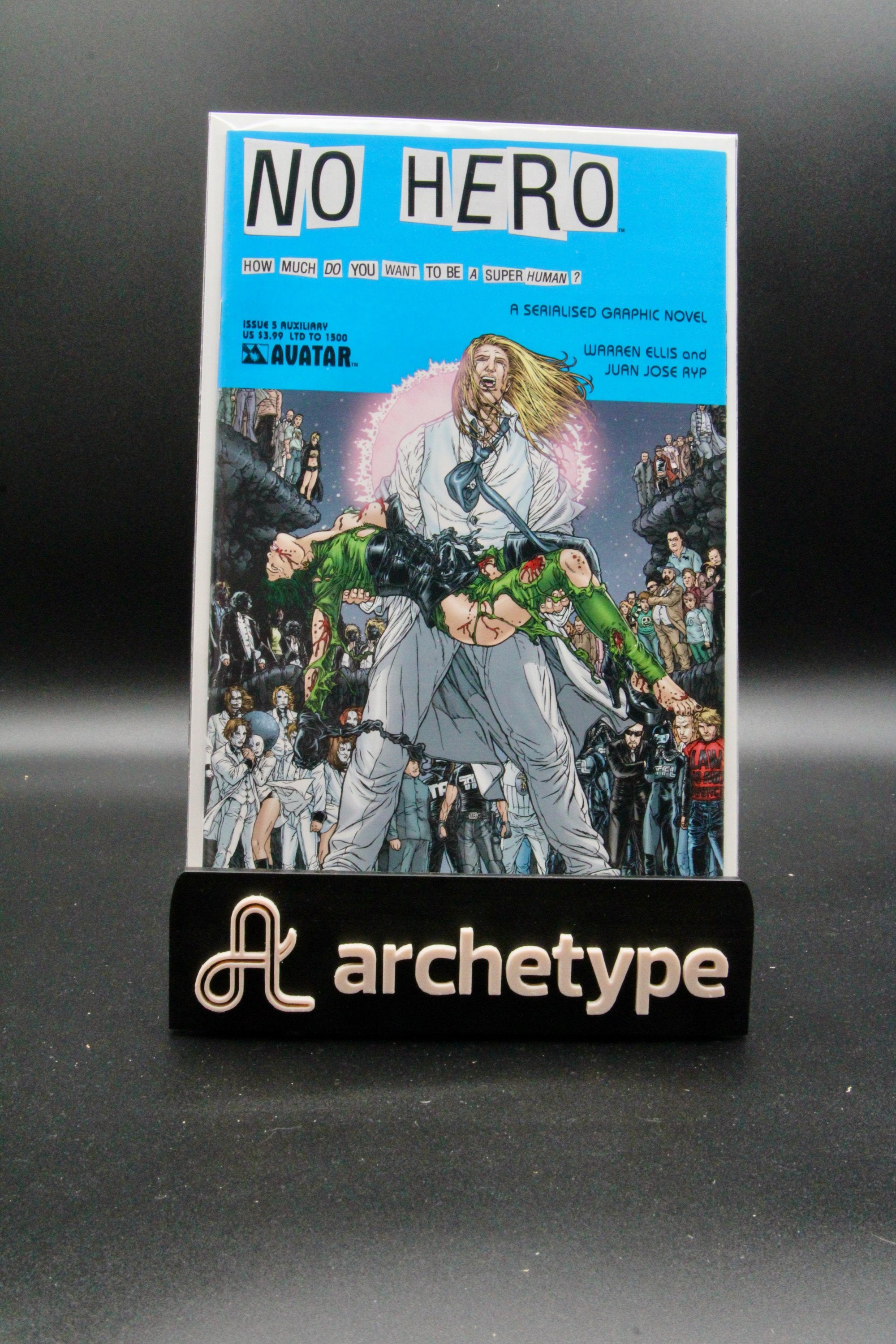 No Hero #1-7 – Avatar Press Full Run (2008) + Bonus NM+ Avg Signed